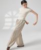 Yuoku Short Sleeve Ballet Blouse with High Stretch Top for Practice and Classical Ballroom Dance Costume High Women's Neck, Lessons, Dance, (Size L,