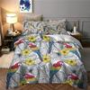 Parrot Bedding Sets King Size Watercolor Animal Feather Duvet Cover Set Palm Leaf Duvet Cover Tropical Plant Birds Quilt Cover