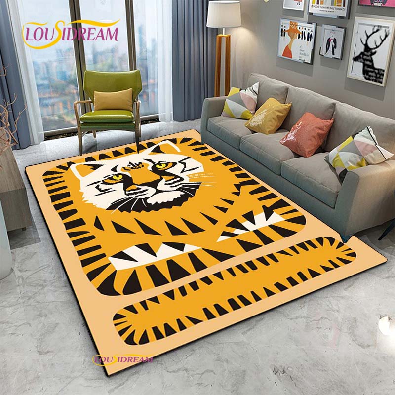 Ancient Egyptian Abstract Carpet for Living Room Bedroom Rug Kitchen Door Kids Unslip Floor Mats Photography Props Alfombra Rug