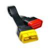 Female Connector OBD2 Extension Connector Extension Cable Pin Connector 16 Pin Male Connector Black OBD II Extension Cable Auto