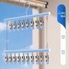Adjustable Baby & Kids Clothes Rack with Trouser Clips and Small Hangers