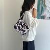 Autumn and Winter New Shoulder Bag Women's Fashionable Trend Portable Women's Bag Niche Design Sense Cow Pattern Underarm Bag Women