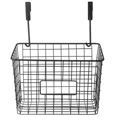 Basket Hanging On the Cabinet Door, Metal, Black, RADKA, 25x16x30 Cm