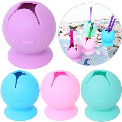 DIY Craft Tools for Diamond Painting, Drill Bit Pen Storage Small Tools, Silicone Diamond Painting Pen Rack, Diamond Embroidery