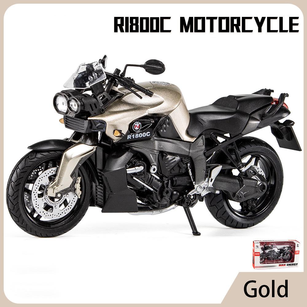 1/12 Ducati R1800C Alloy Die Cast Motorcycle Model Toy Vehicle Collection Autobike Shork-Absorber Off Road Autocycle Toys Car