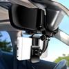 Universal Rearview Mirror Mount Phone Holder 360 Degree Rotating Rearview Mirror Phone Mount for Convenient Navigation