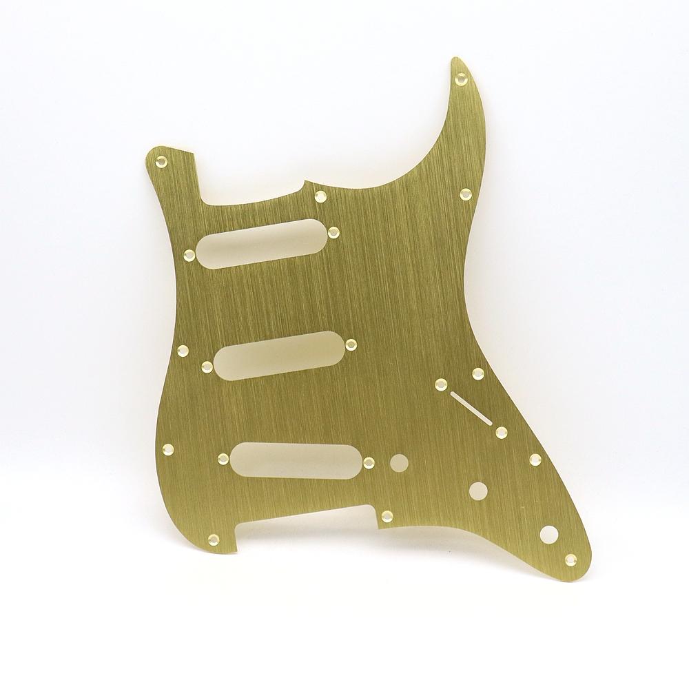 Guitar Metal Pickguard 11 Hole SSS Compatible For ST SQ Style Guitar Parts 9 Color