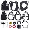 Carburetor Rebuild Kit with Gasket Fit for Mercury Mariner Outboards 6 8 9.9 10 15 20 25 HP 2cyl Boat Motor Parts Replace 1395-97611 1395-9803