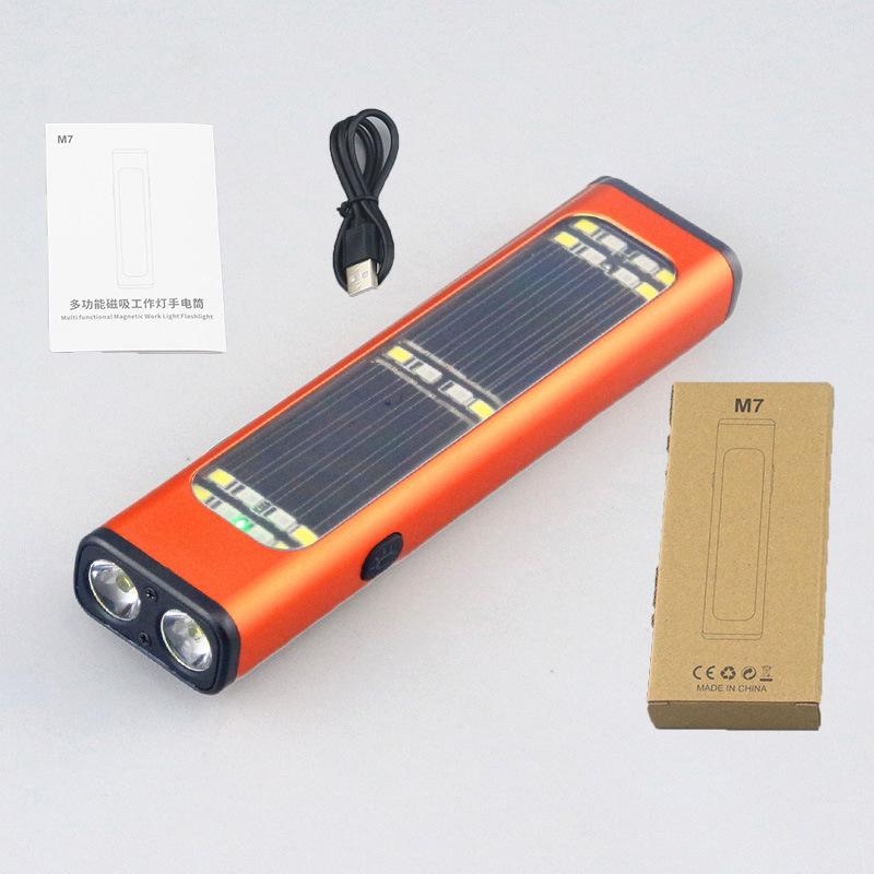 LED Keychain Flashlight USB-C Rechargeable Portable Mini Torch Light Pocket Lantern Flood Work Light