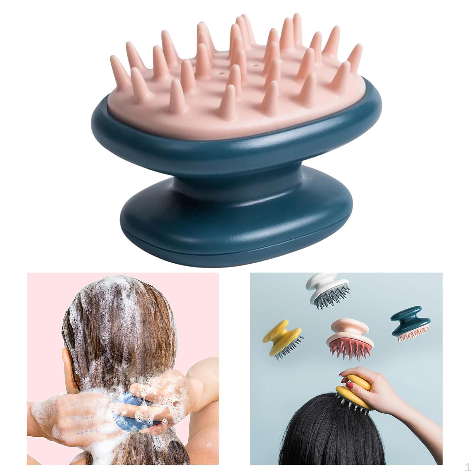 

Массажная щетка, массажная щетка с мягкими резиновыми ворсинками, идеально подходит для женщин, мужчин, детей и домашних животных Blue