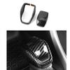 Carbon Fiber 2X Inner Gear Shift Knob Cover Trim For Toyota Venza 2020 2021 Auto