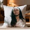 Popular AAaliyahied Cushion Cover Soft Washable Pillow Case Multi-Scene for Couch Bed Travel Office Use