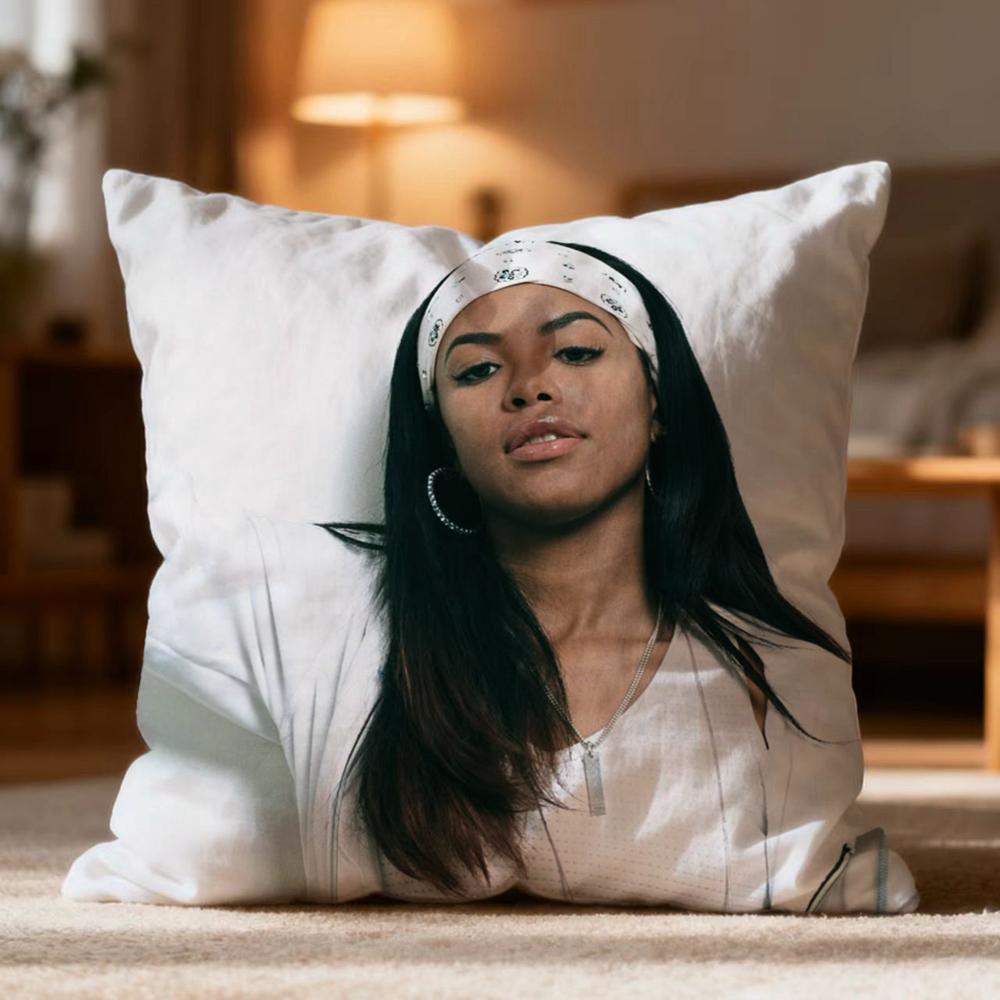 Popular AAaliyahied Cushion Cover Soft Washable Pillow Case Multi-Scene for Couch Bed Travel Office Use