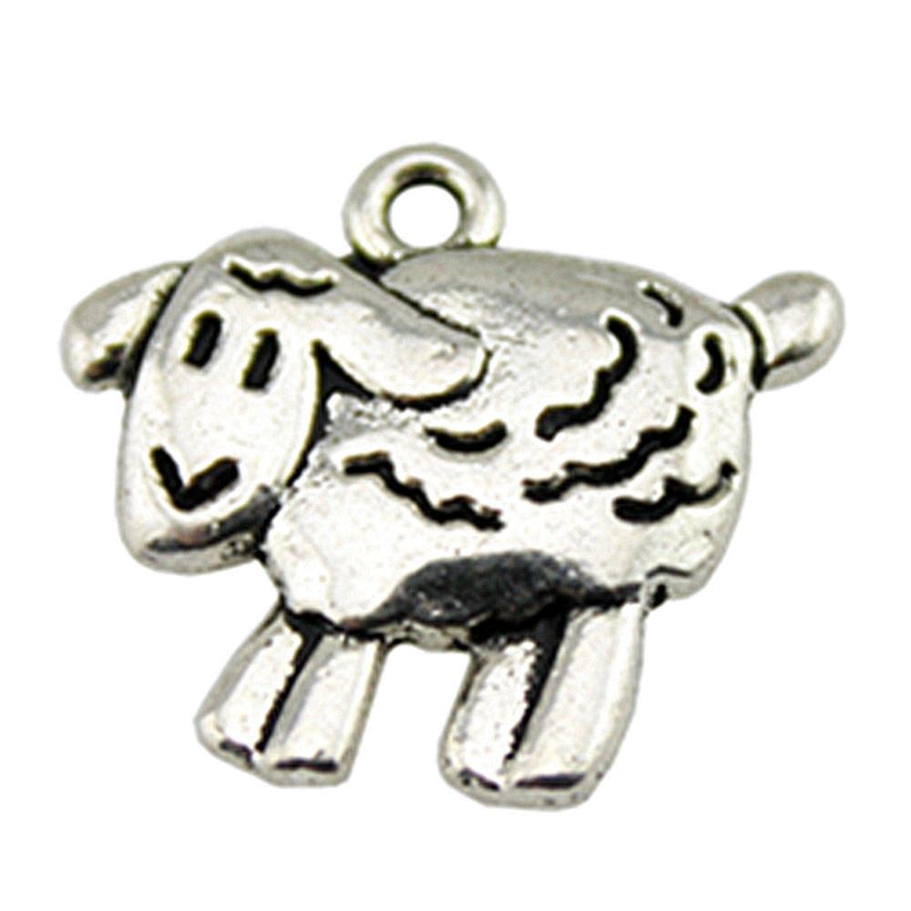Pig Sheep Cow Mr Rabbit Charms Alloy Pendants For DIY Bracelet Necklace Accessories