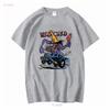 Wild Child Ratfink T Shirt White Print Front H1509 Vintage Washed Comfortable Top For Everyday Wear Slightly Casual Breathable