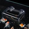 Fish Food Feeding Cup Aquarium Feed Ring Fish Tank Station Floating Food Tray Feeder Aquarium Accessory with Strong Suction Cup