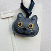 Unique Sheepskin Handmade Ragdoll Cat Lucky Cat Car Key Bag Pendant Handbag Crossbody Bag Pendant Girl Birthday Gift Lovely