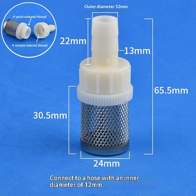 Multi Size Hose Filter Stainless Steel 4mm 6mm 8mm 10mm 12mm 14mm Fine Mesh Rust Resistant For Water Fuel Pump Aquarium