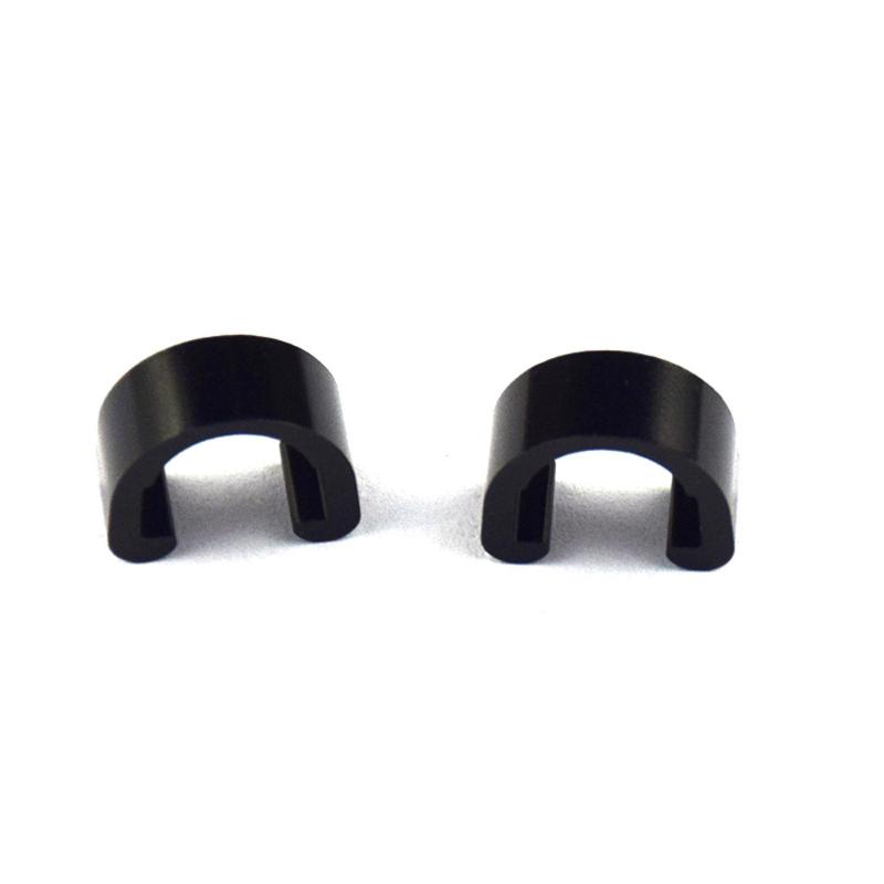 20Pcs Aluminum Alloy Bike Brake Cable C-Clip Guide Clamps for Mountain Road Bicycles - Cable Housing Clip for Bicycle Brakes