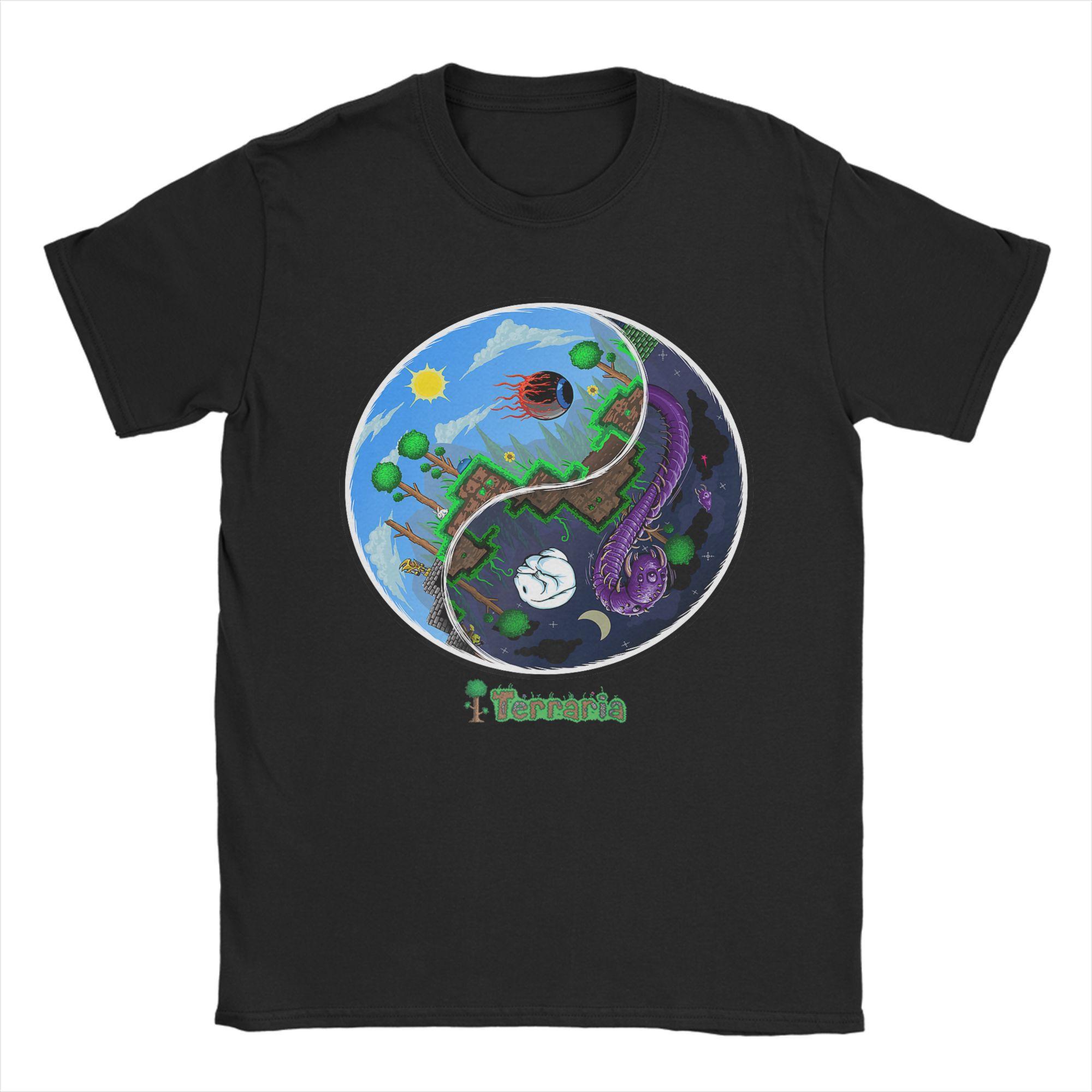 ZheXiong TEE Terraria T-shirt - Eter van T-shirts T-shirt Voor Man Zomer Esthetische T-shirts Ronde Hals Harajuku T-shirts Oversized Patroon Kleding 3XL