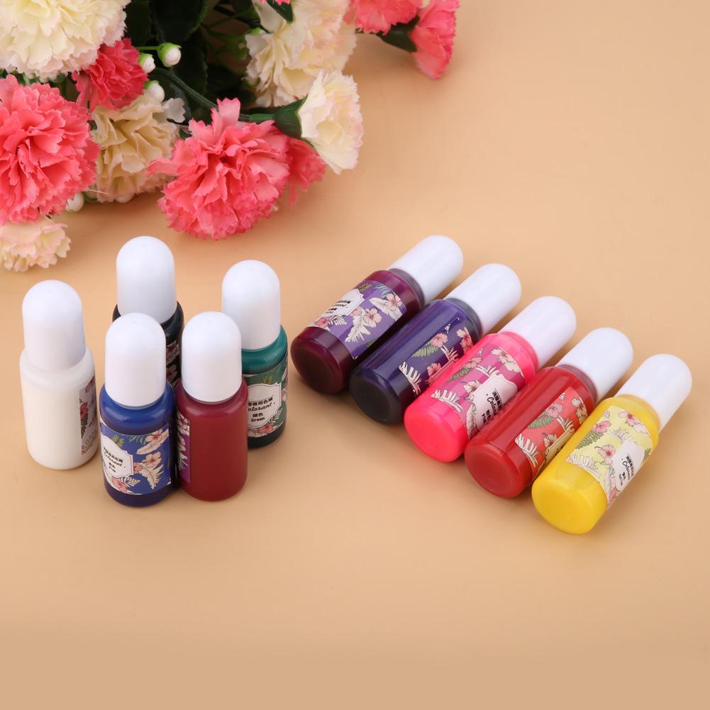 10 Colors 10ml Epoxy UV Resin Coloring Dye Colorant Pigment   Art Crafts