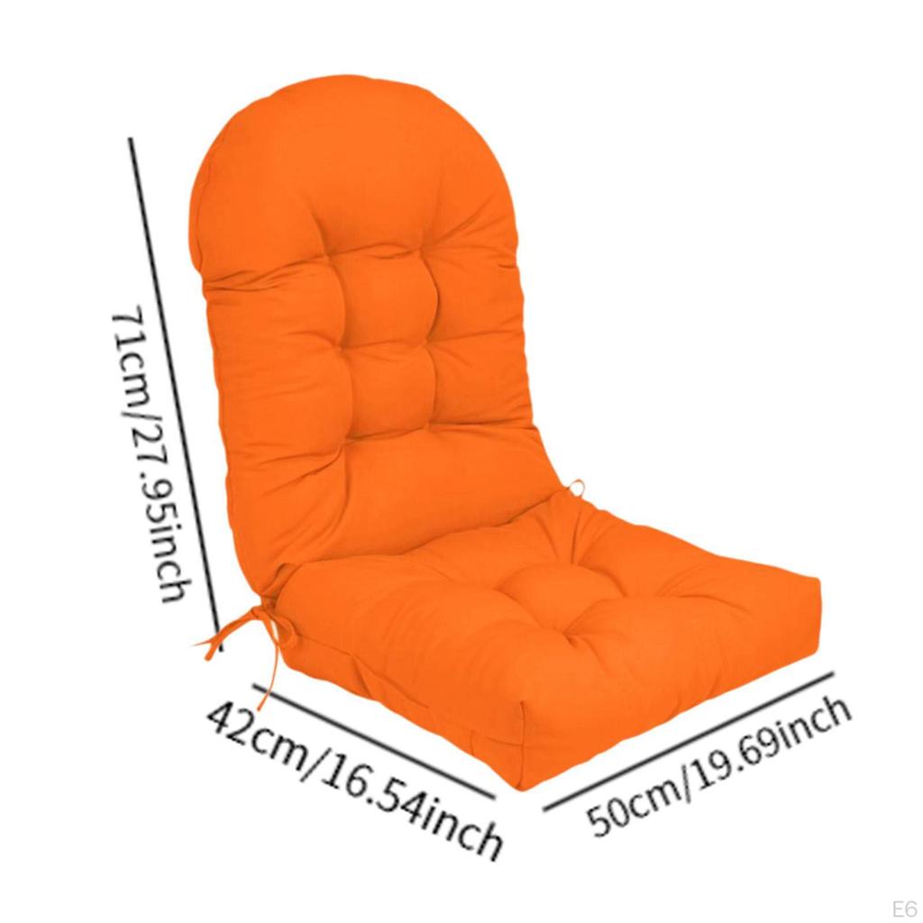 Rückenlehnenstuhl Draußen Kissenpolster Gesteppt Chaiselongue Kissen Polsterhocker