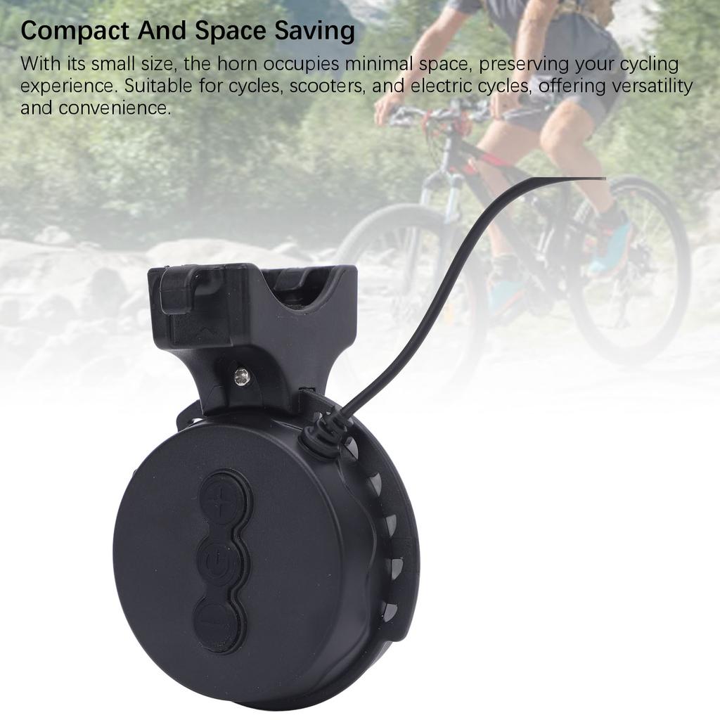 Electric Cycle Horn 100db To 120db Loud Adjustable Rechargeable Cycling Electric Bell for Scooter Riding