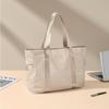 GOLF Shoulder Bag, Handbag, Versatile Commuter Tote Bag, 16-Inch Laptop Bag, Apricot Color
