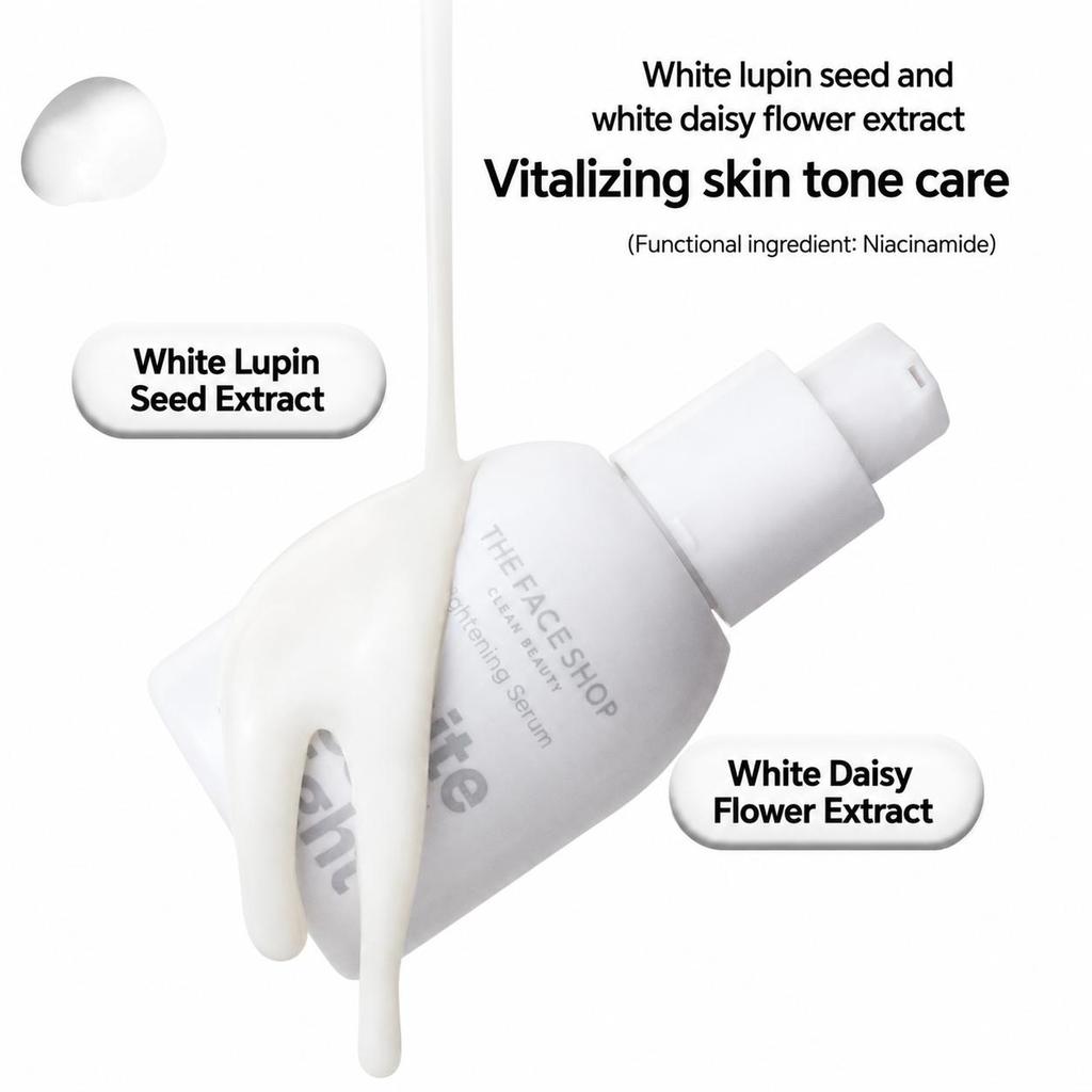 The Face Shop Siero Schiarente ai Semi Bianchi 50ml (3 Opzioni)