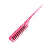 Fine-tooth Metal Pin Hairdressing Hairstyle Rat Tail Comb Black Tool