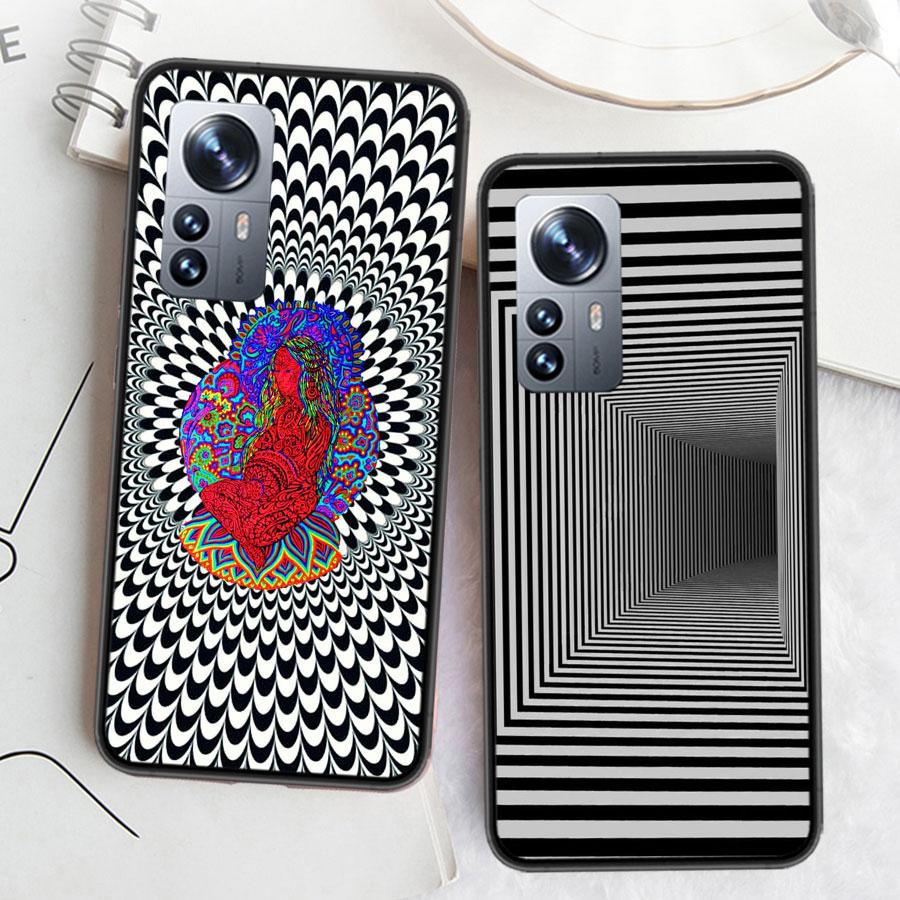 Visual illusion art picture Phone Case For Xiaomi Poco X6 X5 X4 X3 GT NFC M4 M5 Pro 5G M3 Mi Note 10 Lite F5 F4 F3 F2 F1 Capa Co