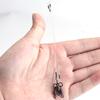 FTK Carp Fishing Link - 3pcs High Carbon Steel Connecting Ring Spinner Fishing Gear with Line Carp Fishing Accessories