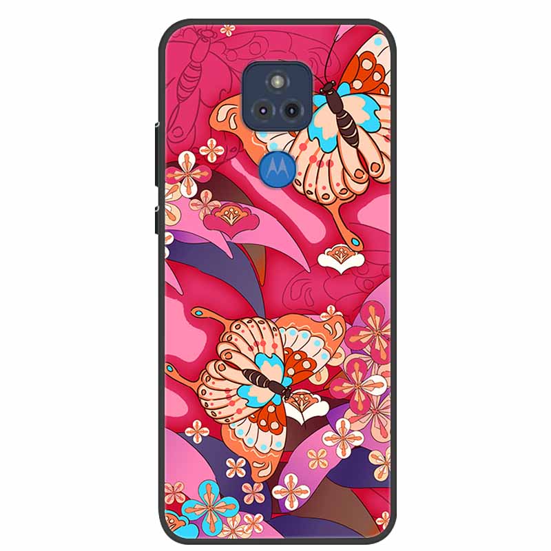 For Moto E7 Plus Case Bumper Silicone TPU Soft Phone Cover Case For Motorola E7 Plus Cartoon Funda E 7 Plus Shockproof Coque