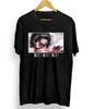Eren Yeager Aot New Unisex T-shirt,Anime,   Attack On Titan,Graphic Tee,black,whit   E