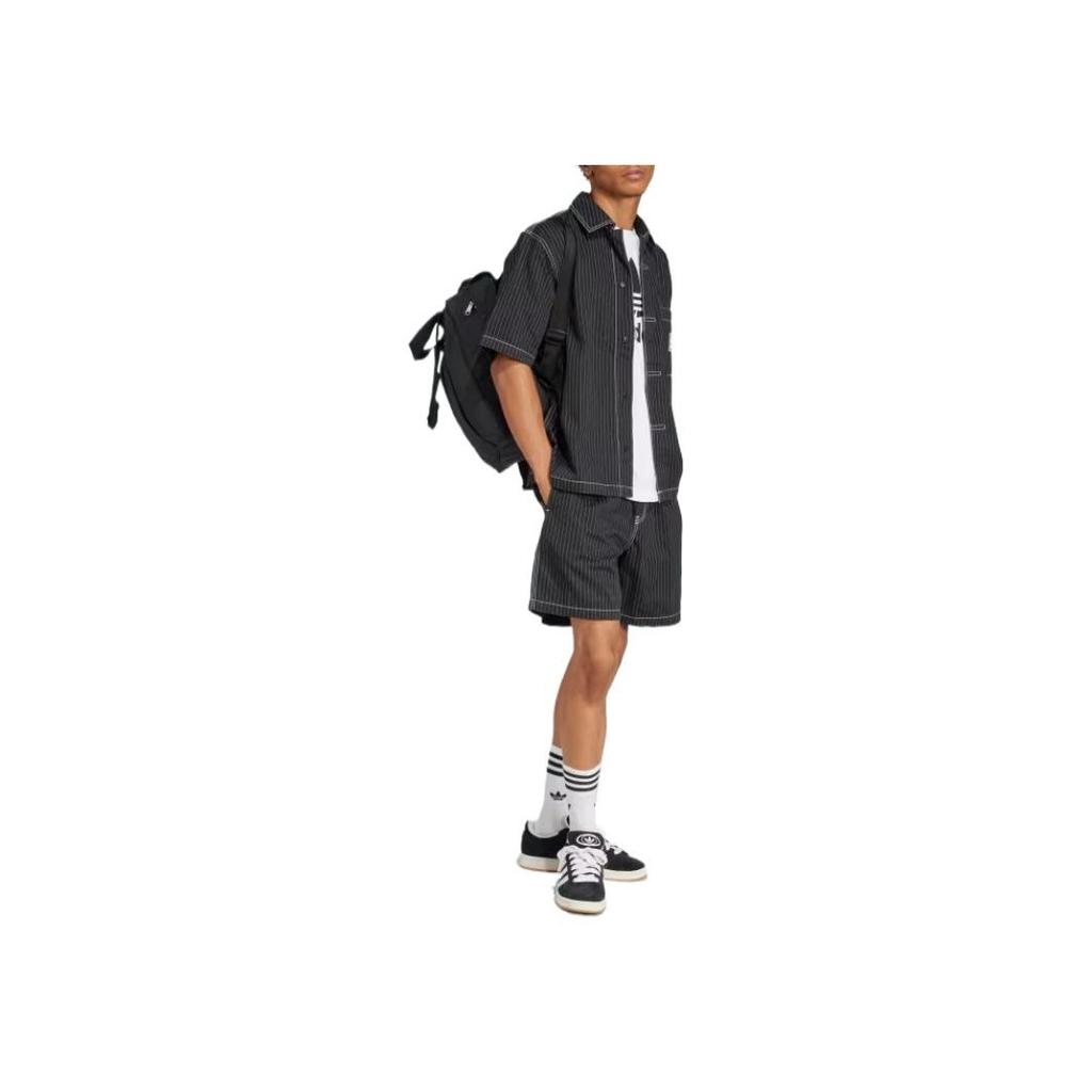 Adidas Originals Wabash Fashion Casual Comfortable Short Sleeve Shirt Men shirts Black JP4481
