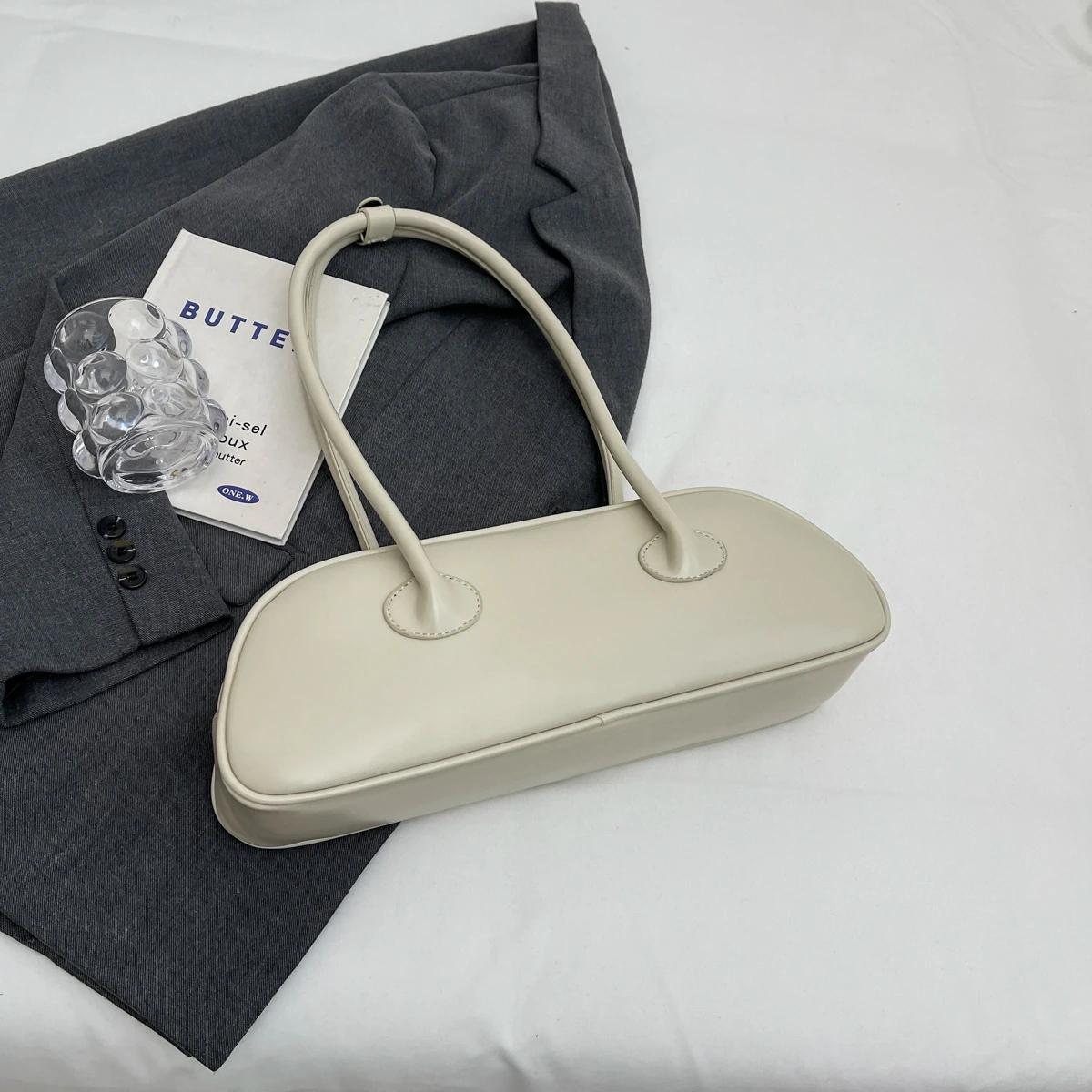 

Дизайнерские большие сумки через плечо из искусственной кожи для женщин 2024 года, новая тенденция, женская сумка через плечо, однотонные сумки и кошельки КРАСНОГО цвета бежевый