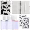 A6 Leopard Print Money Budget Planner Binder With Zipper Envelopes Cash Envelopes For Budgeting Money Organizerleopard Print