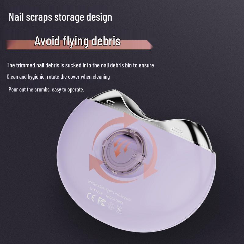 Wiederaufladbares elektrisches Nagelpflege-Set mit digitaler Anzeige für Erwachsene & Babys