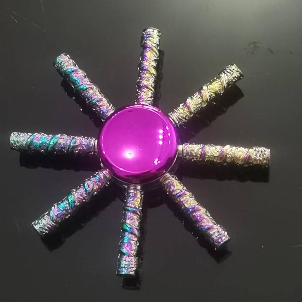 New Style Colorful Alloy Fidget Spinner Gradient Color R188 Mute Bearing Edc Metal Hand Spinner Adult Stress Relief  Fidget Toys