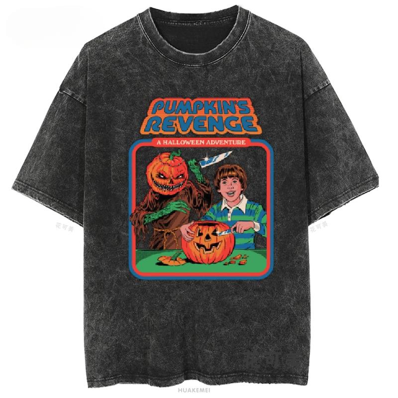 Hororová komiksová série Už jsme tam? Cestovní hry pro děti Potisk Trička Vintage Bavlněná trička Dárkové oblečení