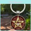 Five Pointed Star Pendant Keychain With Zinc Alloy Material For Gift Giving And Collectors Items
