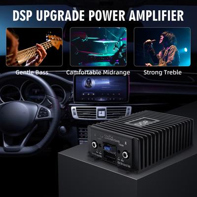 Car DSP 4 Channel Radio Amplifier Equalizer for Android Radio Non Destructive Modification Sound Enhance Multimedia Radio Player