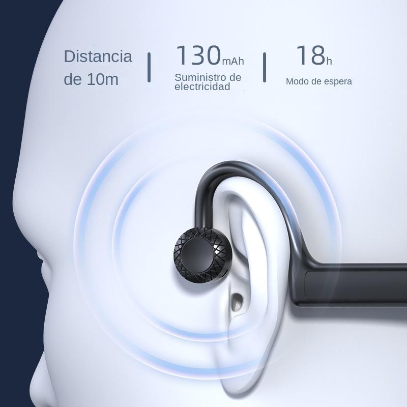 Wireless Bluetooth Earphone Neck Mounted Headset Sport Bluetooth Headphone High Power Sound Conduction For iPhone Samsung Xiaomi