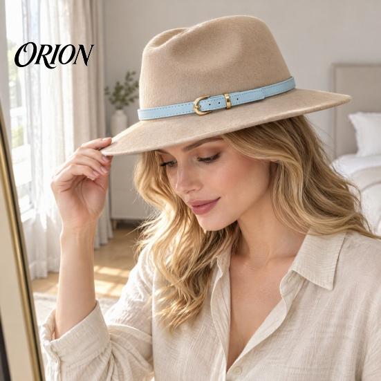Hat Strap Replacement PU Leather Strap, Adjustable with Metal Buckle Band, Decorative Belt Flexible Band for Straw Hats And Fedora Decoration
