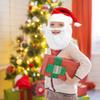 1PC novel Christmas hat (with plush beard), exquisite Santa Claus role-playing, suitable for Christmas surprise gifts
