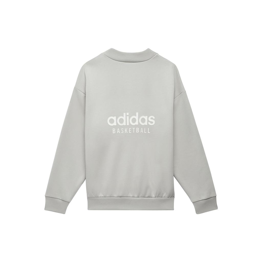 Adidas Originals Adidas Basketball: Chapter 1 Sweat Crew Unisex Sweatshirt Metal-Grey IA3435