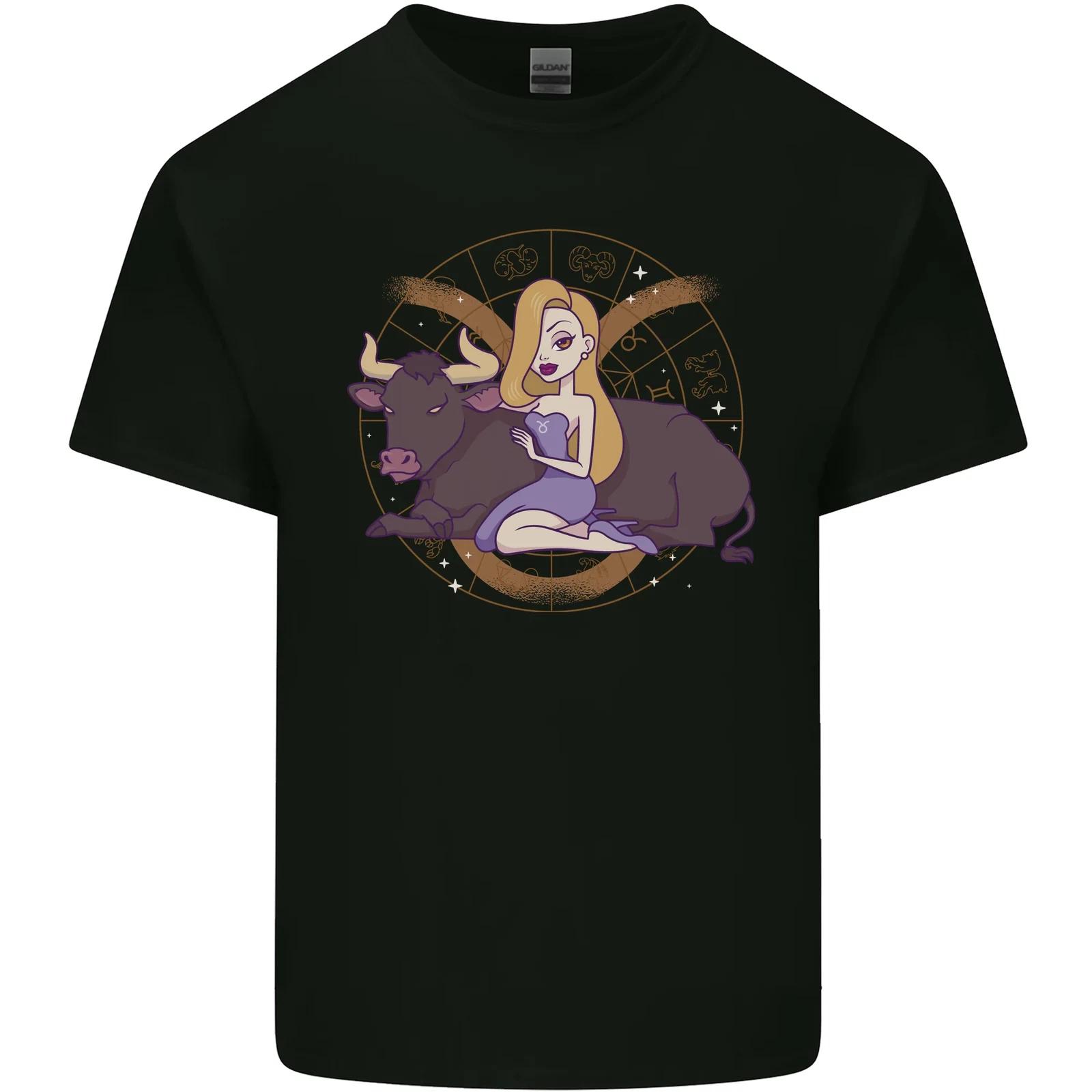 Taurus Star Sign Astrological Zodiac Kids T-Shirt Childrens S