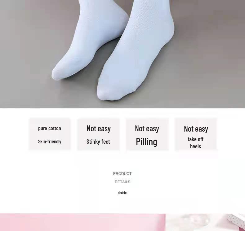 Langsha Women's Cotton Mid-Calf Socks - Autumn/Winter Breathable Odor-Resistant Chinese Style for All Seasons