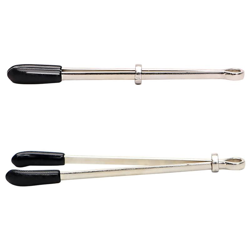 1 Pair Stainless steel Metal Nipple Clamps breast Clips BDSM restraints Adult Games toys For Couples Flirt sex Toys For