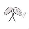 2 Pieces Motorcycle Rear View Mirrors High Replace Accessories
